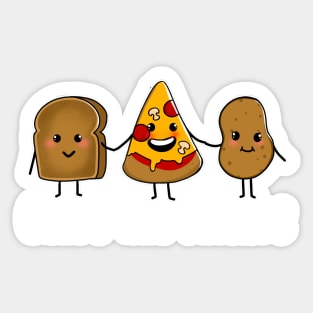 Carbs are friends Sticker